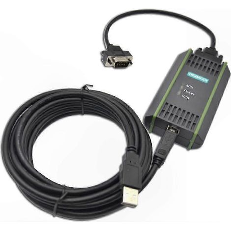 USB-Programmierkabel für Siemens S7-200/300/400 SPSen, RS485 Profibus MPI PPI-Adapter, PC-zu-SPS-Verbindung, zuverlässige Kommunikation, industrielles Übertragungskabel (1/5)