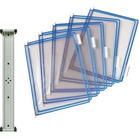Tarifold porta-pannelli a parete 10 blu - 414601 (1/2)