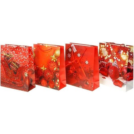 Bolsa de regalo con temática navideña MIX