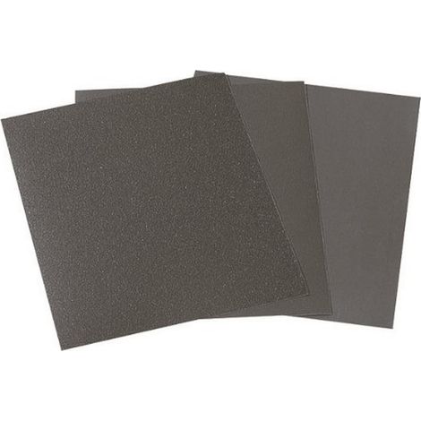 wolfcraft Set di fogli di carta abrasiva da 16 pezzi, per metallo/vernice, levigatura a umido/secco I 3119000