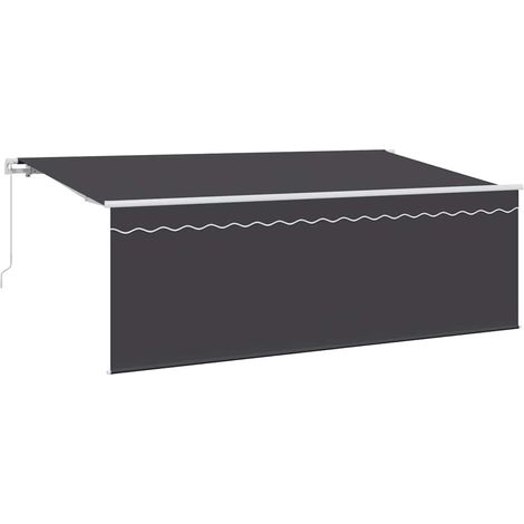 Maison Exclusive - Tenda Retrattile Antracite 350 x 200 cm Poliestere e Alluminio