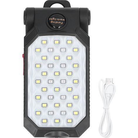 Lampe de travail LED rechargeable magnétique 4400 mAh 4 modes USB (1/5)