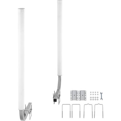 Mophorn Guide con Tubo PVC per Rimorchio per Barca 1215 mm Larghezza Regolabile 160 mm Guida di Lancio per Imbarcazioni in Acciaio Galvanizzato PVC per Imbarcazioni Gommoni Canoe Gommoni Barche Pesca