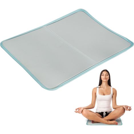 Large Self Cooling Gel Mat Pet Gel Pad Pillow Dogs Cats Relief Cool Mattress (1/3)