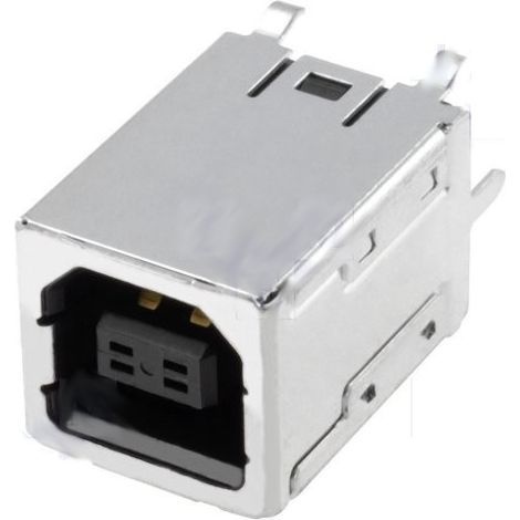 Usb B Femelle Base Cto. imprimé Montage vertical Ubbs-4r-d14-4d
