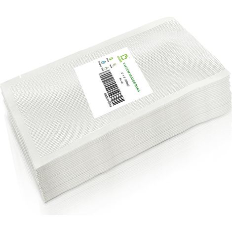 Mini Sacs de Scellage Sous Vide 10x15cm/4x6 Pouces, Petits Sacs de Stockage de Nourriture Sous Vide, Sacs de Nourriture Sous Vide, Sacs Scellés Sous Vide (100 Pièces) (1/5)