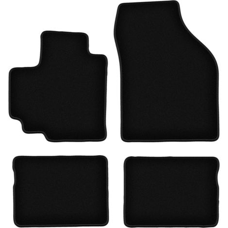 Schwarze Velours-Fußmatten für Suzuki Celerio Schrägheck (ab 2014) (1/5)