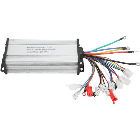 Contrôleur 48V/60V 800W onde sinusoïdale pour moteur sans balais de vélo électrique, version silencieuse, régulateur de vitesse fiable et performant. (1/5)