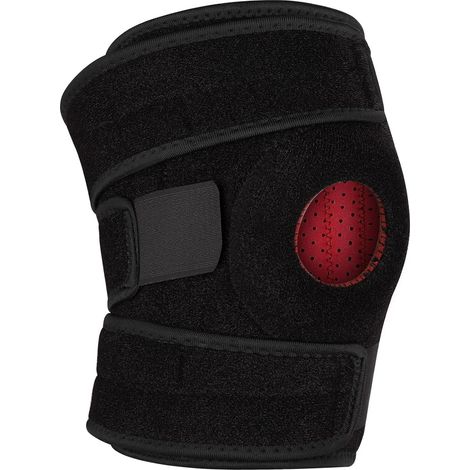 Genouillère de sport unisexe avec coussinet rotulien en gel et stabilisateurs latéraux, support méniscal pour le volley-ball, le basket-ball, la cour (1/5)