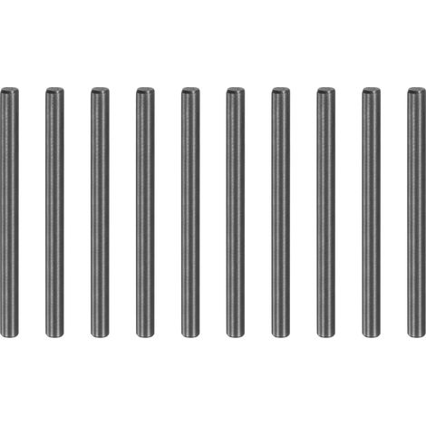 10Pcs Goujons Cylindriques 3 mm x 40mm 304 Acier Inoxydable Noir (1/5)