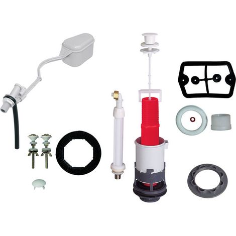 Ensemble complet simple chasse à tirette MXS111 + robinet alimentation F12 - Wirquin Pro (1/2)