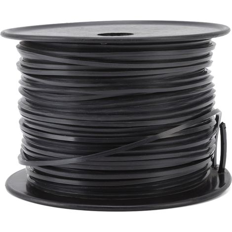 Fil de coupe carré 3.3mm nylon noir haute efficacité, remplacement pour Husqvarna, 100m/328.1ft. (1/5)