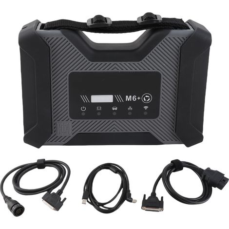 Ortviai Outil de diagnostic sans fil STAR MB pour Mercedes-Benz M6+ avec multiplexeur LAN et câble OBD16 broches