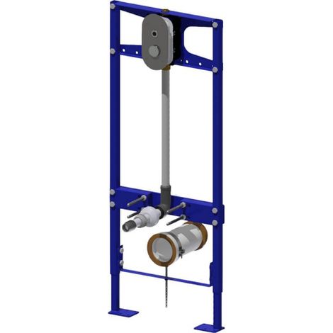 Struttura ad incasso completa con flussometro elettronico WC bicomando con alimentazione da rete 230V Idral I70N8-01000 Ferro (1/5)