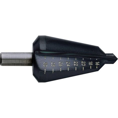 Exact 1605202 SB-VERPACKUNG HSS Punta conica allargaforo TiAIN Alberino a 3 facce 1 pz. (1/2)