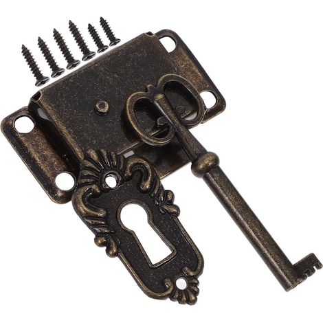 Serrure de meuble vintage Uonlytech avec clé, classique en (1/5)