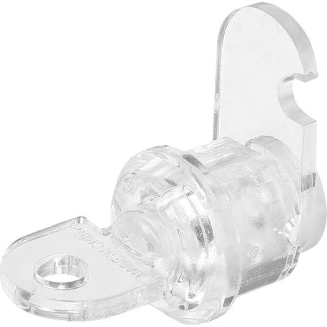 INOOMP - Lot de 1 verrou à came transparent avec clé pour (1/5)