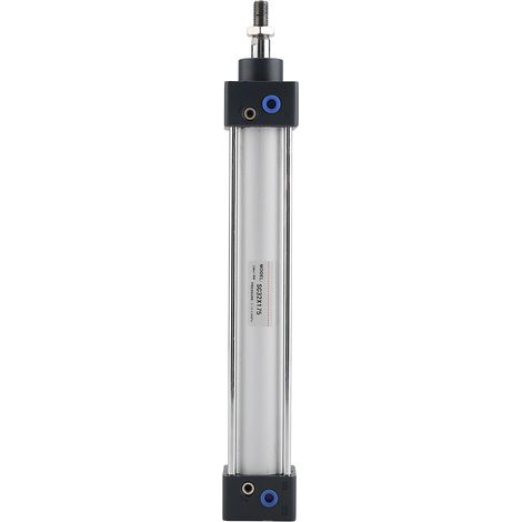 GARRYFIZH Cylindre air pneumatique alésage 32mm course 175mm tige piston filetée double action - Course ajustable