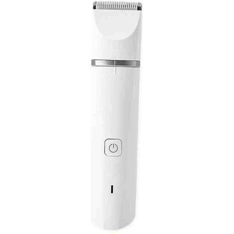 Tondeuse électrique pour animaux 2 en 1, silencieuse, étanche IPX7, rechargeable par USB, pour le toilettage des chiens et chats (corps et pattes). (1/5)