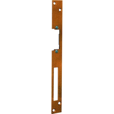 Têtière longue pour gâche électrique encastrée plate - 250 mm - universel - inox - EFF EFF