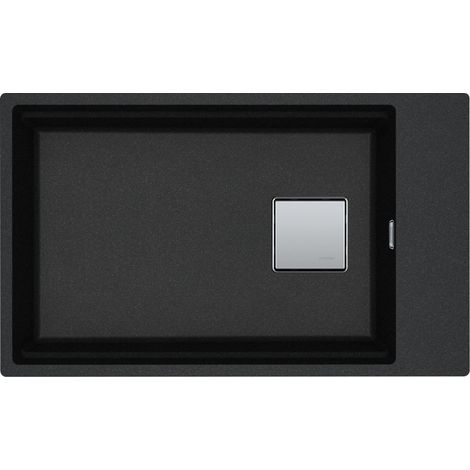 Evier Franke Kubus 2.0 Pro Fragranite KNG110-62 - Onyx - Vidage : Automatique