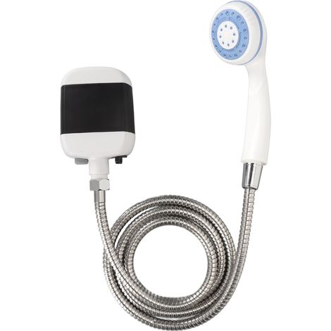 Système électronique portable de purification d'eau pour douche, pompe de douche de camping portable, idéale pour les voyages en famille. (1/5)