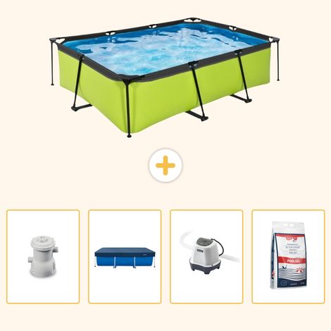 Exit-toys Piscine Exit Rectangulaire - 220x150x65 cm - 5-pièces  SCB53 (1/5)