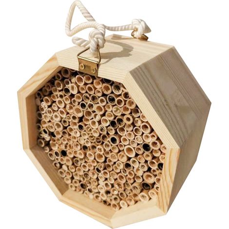Ruche en maçonnerie - Attraction artisanale en bambou naturel - AquaForge (1/5)