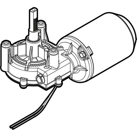 Motor eléctrico 24V SPY650 SPY650KCE Reemplazo de eje facetado NICE MTDC01400