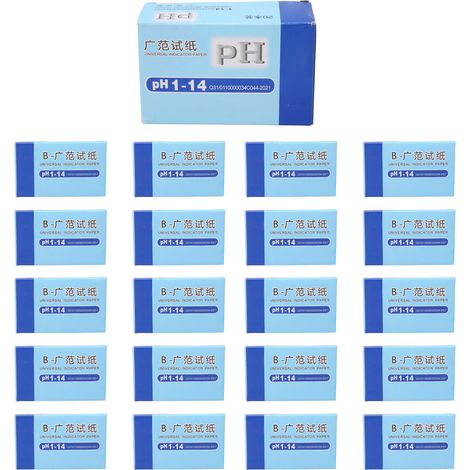 20 tests urinaires PH avec échelle de couleur incluse, haute précision, utilisation facile pour la famille, l'industrie et l'extérieur (1/5)