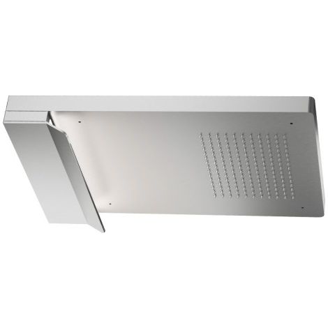 Plafond De Pluie 358X350 Chromotherapie 2 Fonctions Inox Brossé - CRISTINA ONDYNA PD33528