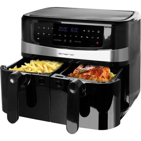 EMERIO AF-126672.4 Friteuse à air chaud 9 l 2400 W noir (1/4)