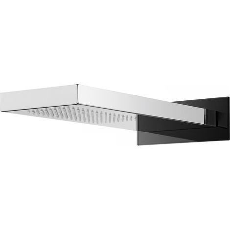 OCEAN R7 - Regendusche 114744 Glas schwarz/glanz chrom