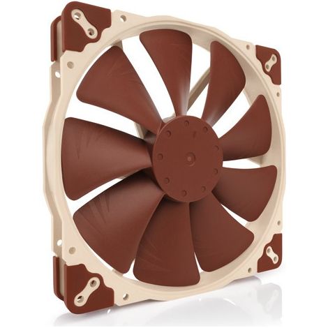 Noctua NF A20 5V PWM Carcasa del ordenador Ventilador 20 cm Beige, Rojo (1/5)
