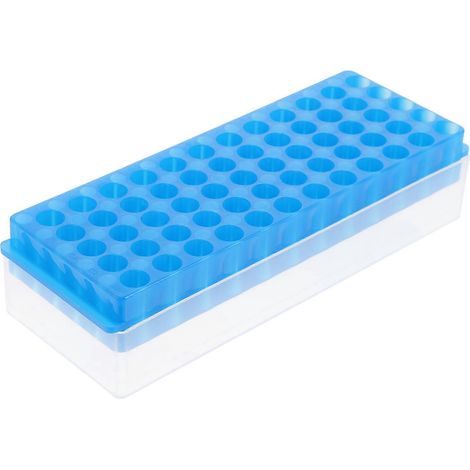 Support à tubes à essai professionnel en plastique, 60 trous, 1 pièce-20X8CM-Blue