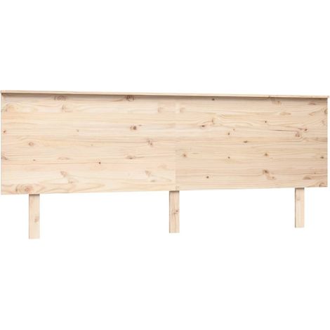 Maison Exclusive - Testiera per Letto 204x6x82,5cm Legno Massello di Pino (1/5)