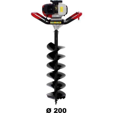 SURICUT - Tarière thermique SEMI-PROFESSIONNELLE 62 cm3 + mèche 200 mm (1/5)