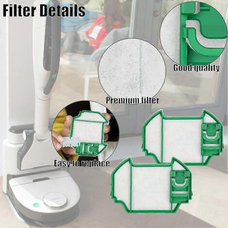 NALOOKAMIC Sacs pour aspirateur Vorwerk Kobold VK7S VK7 FP7S FP7, sacs filtrants pour aspirateur sans fil Vorwerk VK7 FP7 (1/4)