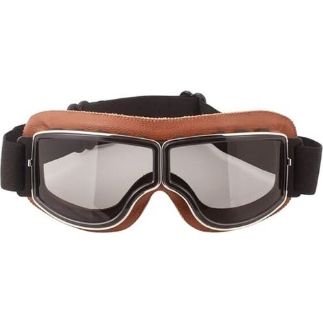 Lunettes de protection rétro pour moto - Anti-buée - Chaudes - Pour l'équitation, le VTT, le motocross (1/5)