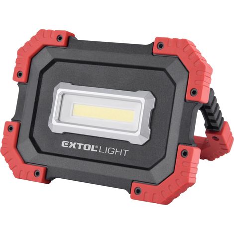Foco LED EXTOL LIGHT, 1000 lm, carga USB con batería externa, Li-ion 43272 (1/5)