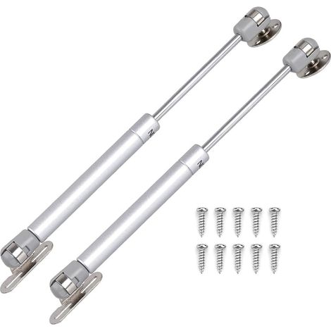 2 Pack 40N Gas Springs Hydraulic Springs for Heavy Swing Door, Soft Close Support for Large Lid Toy Box Closet Storage Chest (1/5)