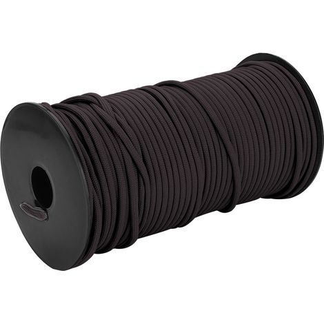 100m 9 brins 4mm Corde de Parachute Robust Cordelette Tresse Ligne de Camping (Marron) (1/5)
