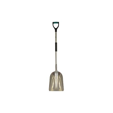 Pelle à Neige Godet étroit 29cm Aluminium, Poignée Bi-matière Antidérapante, Manche Aluminium. Dimensions Godet: 290 X 400mm.