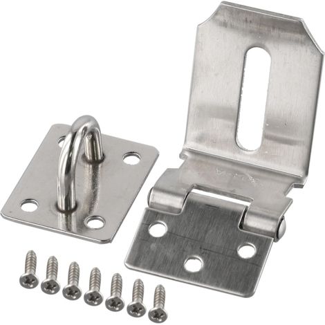 Moraillon et agrafe en inox pour portes extérieures (1/5)