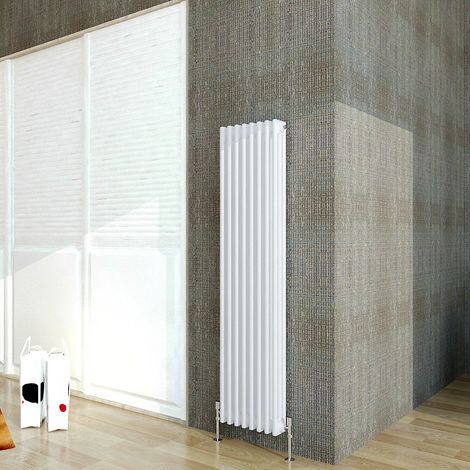 Biubiubath Traditional Cast Iron Radiator 1500x380mm 3 Column White (1/5)