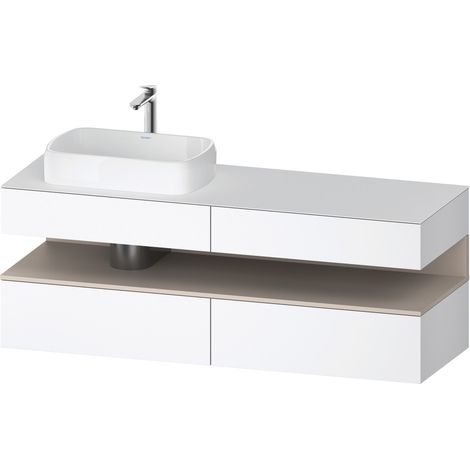 Duravit Collection One Meuble sous-vasque sur console, 2 tiroirs,