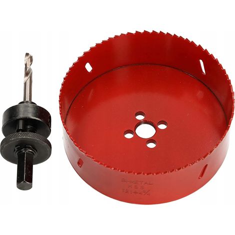 Bimetall-Lochsäge 121 mm dr-met + Griff 30-168 (1/5)
