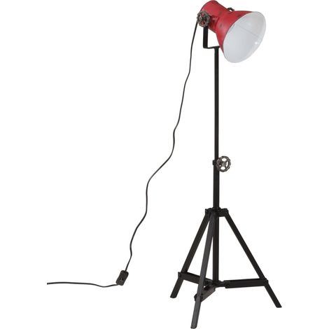 Lampadaire,Lampe sur pied 25 W rouge délavé 35x35x65/95 cm E27 CFW294584 (1/5)