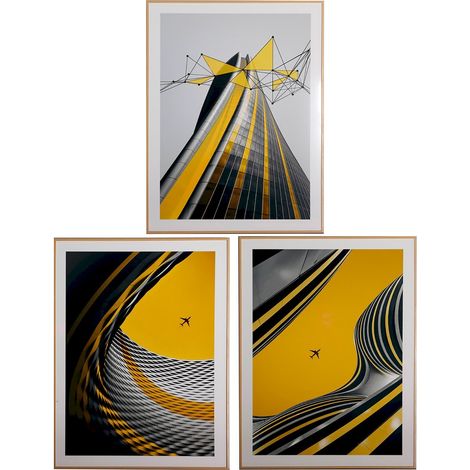 Tableau janah (lot de 3) - Jaune (1/5)
