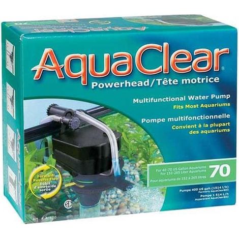 AquaClear Powerhead 70 pompa per acquario verde compatta